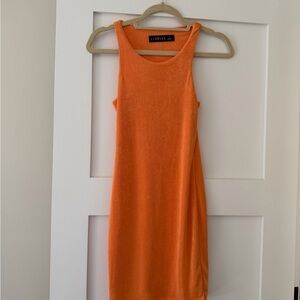 Lioness Vibrant Orange Mini Dress